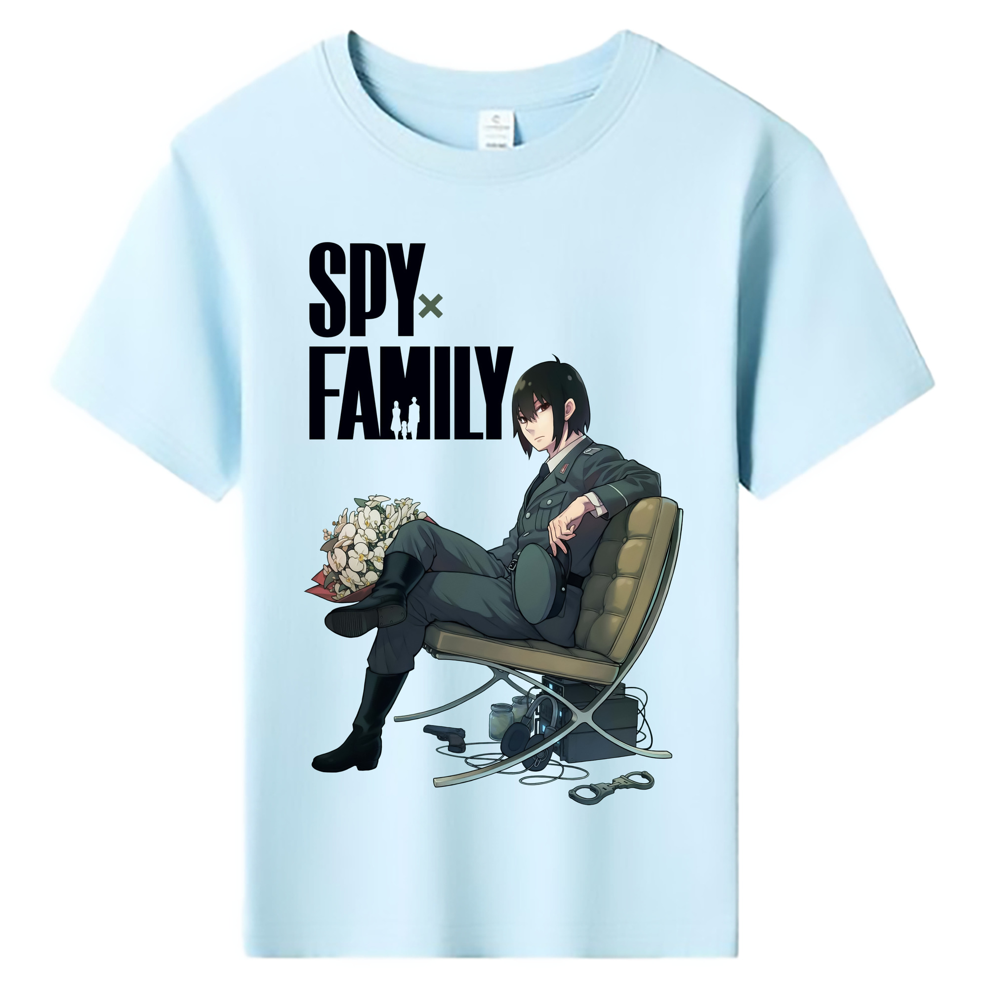 （画像用） SPY×FAMILY间谍家家酒 綿100％キッズTシャツ（フロントプリント）